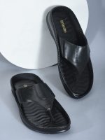 Liberty Coolers Meta-1 Slippers for Man | Leather Slippers for Men | Slip On Chappal for Men | Comfortable Flat Slipper | Gents Slipper for Home, Office & Travel Comfortable Fit for Every Occasion - Image 7