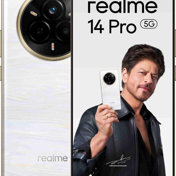 realme 14 Pro+ 5G (Pearl White, 8GB RAM, 128GB)