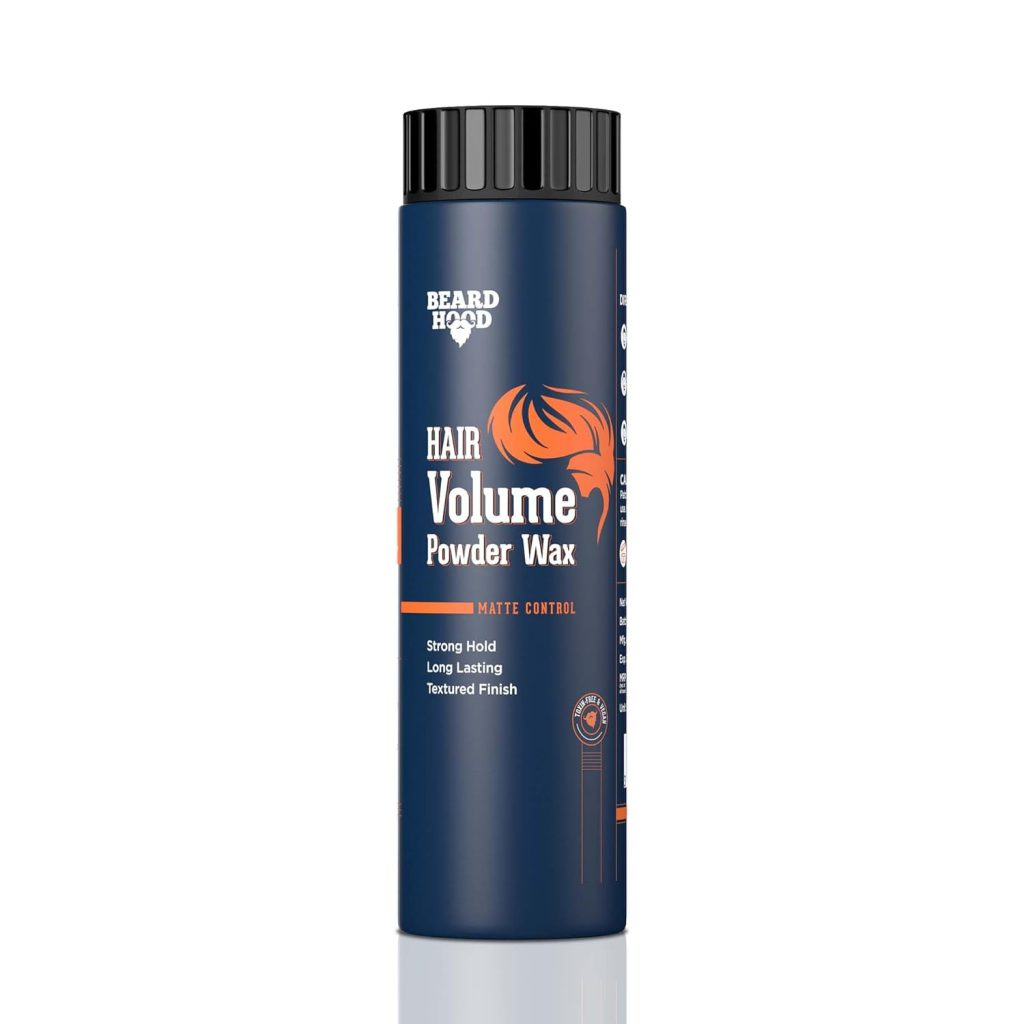 Beardhood Hair Volumizing Powder | 10g | Hair Powder for Men, Hair Wax Powder, Strong Hold, Matte Finish Styling Natural & Zero Toxin Styling Powder for All Types, Vegan, Non-Oily & Greasy Look