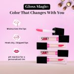 ENN Beauty pH Lip Gloss, Non Sticky Color Changing Lip Oil with Squalene, Macadamia Nut & Vitamin E for Soft & Plump Lips - 1.5ml - Image 4