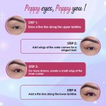 Glam21 Peppy Vibes Eyeliner |Matte Finish Stays up to 10 Hours |Smudge-Proof & Water-Proof |Long Lasting Eyeliner | Precision application| Blue Fizz-0.4g - Image 5