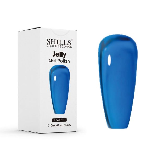 Shills Professional Jelly UV/LED Gel Polish, 7.5ml (Blue, 7.5 Ml)
