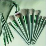Makeup Brushes Set Foundation, Concealer, Eyeshadow, Blush, Compact Powder, Highlighter, Contour, Blending, Eyeliner Soft Bristles Beauty Brush Kit for Travel, Vanity, Gift, Parlour Makeup Artists Multicolor 13 Pcs - Image 5