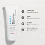 Cos-IQ CPM 2% Ceramides Moisturizer with Peptides for Intense Moisturizing and Skin Strengthening | Barrier Repair Cream | For Oily, Dry, Normal & Sensitive Skin | 100ml - Image 8