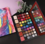 IMAGIC Cosmetic 56-Color Eyeshadow Palette, Rich Colour 4 in 1 Eyeshadow Long Lasting Shimmer Matte Eye Makeup Blush & Highlight & Contour 90g - Image 2