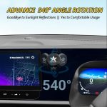 Blackstar Spiro Mag - Magnetic Mobile Phone Holder for Car Dashboard/Bike with 540° Angle Rotation - Phone Mount Stand with Strong & Safe Magnets - Compatible with All Mobiles (MAGSAFE Incompatible) - Image 2