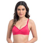 Komli Women's Cotton Polyester Lightly Padded Wire Free t Shirt Bra - Image 2