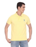 U.S. POLO ASSN. Men's Cotton Slim Fit Solid Polo Shirt