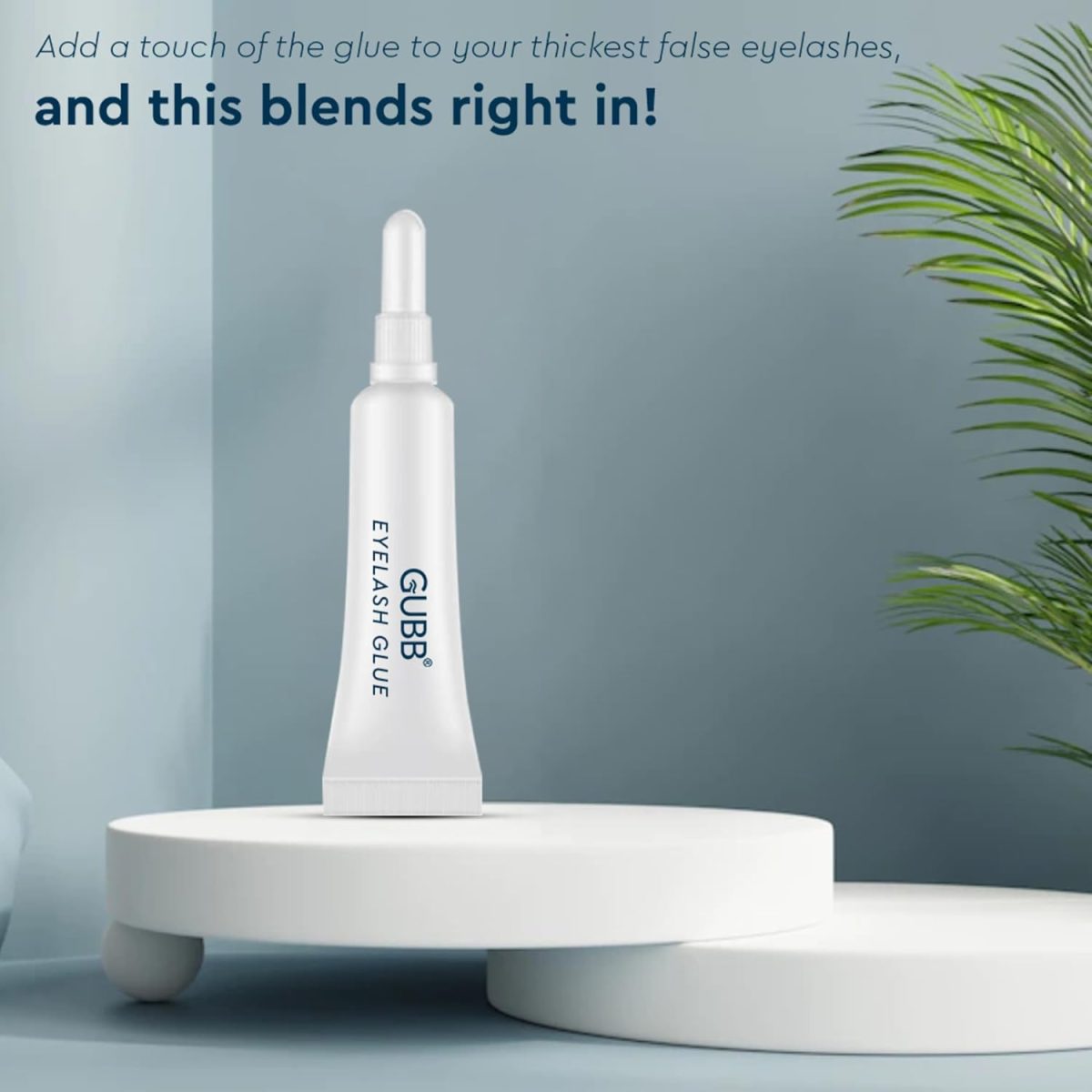 GUBB False/Fake Eyelash Glue Transparent Waterproof Eyelashes Extension Glue Adhesive - Natural Rubber Latex, Seamlessly Blend, Long Lasting & Durable - Image 3