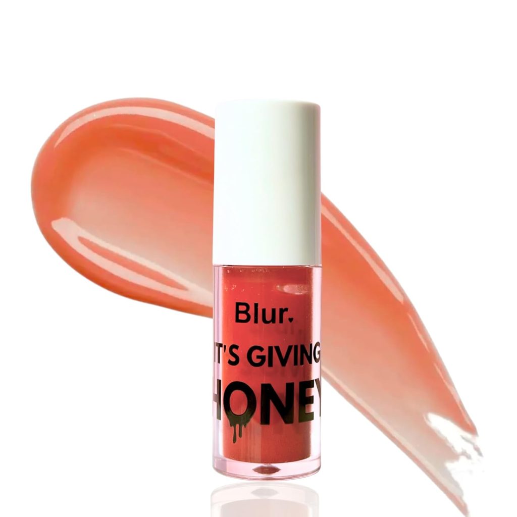 Blur India It's Giving Honey | Juicy Lip Oil | Hydrating + Pigmented | Caramel (Warm Brown)