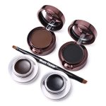 My Colors 4 in 1 Gel Eyeliner and Eyebrow Powder Kit Brown Black Water-proof with Eye Liner Brush - Image 8
