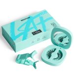 Magnetic Eyelashes without Eyeliner Natural Reusable Magnetic Lashes Kit with Applicator Anime No Glue Needed Lashes 1 Pairs Manga Magnetic Eyelashes Kit For Woman