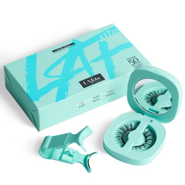 Magnetic Eyelashes without Eyeliner Natural Reusable Magnetic Lashes Kit with Applicator Anime No Glue Needed Lashes 1 Pairs Manga Magnetic Eyelashes Kit For Woman