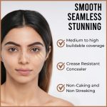 Insight Cosmetics No Smudge Concealer |HD Look |Waterproof |Minimize Fine Lines |Medium Coverage |Long Lasting |Youthful Look |Photo Ready, 5gm (CR121-LNP15)| medium full - Image 3