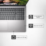 Dell Inspiron 3520 Thin & Light Laptop, Intel Core i5-1235U Processor, 8GB, 512GB SSD, 15.6" (39.62cm) FHD 120Hz 250 nits Display, Windows 11 + MSO'21, Backlit KB, 15 Months McAfee, Silver, 1.65kg - Image 5