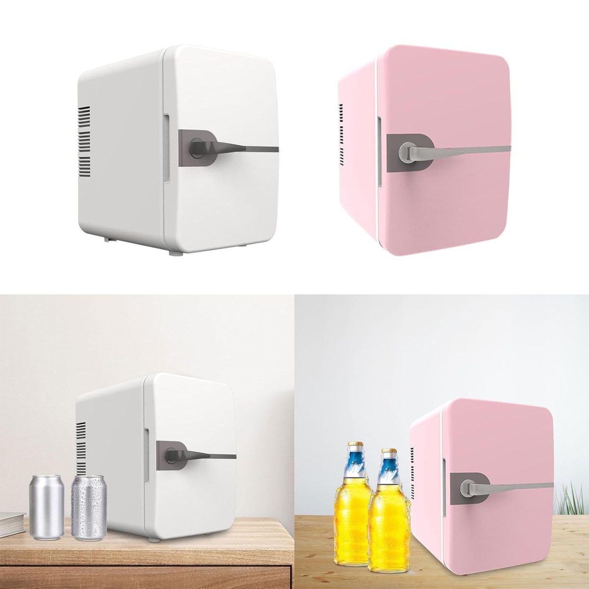 ARTISOUL® 6L Mini Fridge Single Door Beverage Refrigerator for Livingroom Desktop Dorm White | Major Appliances | Refrigerators & Freezers | Mini Fridges - Image 4