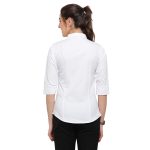 Blue RoninWomen 3/4 Sleeve Stylish Western Official Formal Shirts for Women Regular fit Shirts for Women - Image 2