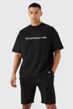 BQF Men's Cottonblend, Black, Half Sleeve Round Neck Back Font Printed and Oversized Fit, Graphic Printed T-Shirt (in, Alpha, M, Regular) - Image 2