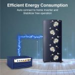 SHARP 197 L Direct Cool Single Door 2 Star Refrigerator |Japan 7 Shield Protection|60 Mins Fast Ice (Floral Fall Blue, 197 L) - Image 4