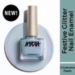 Nykaa Glitter Nail Enamel - Cinderella Feels 463 - Image 2