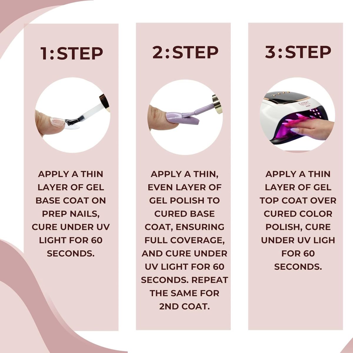 Emigel Professional UV Gel Polish RUSTIC RED GLITTER - E026 | Cured With UV LED Lamp | Super Glossy Finish |Quick Drying Nail Polish (12ml) - Image 4