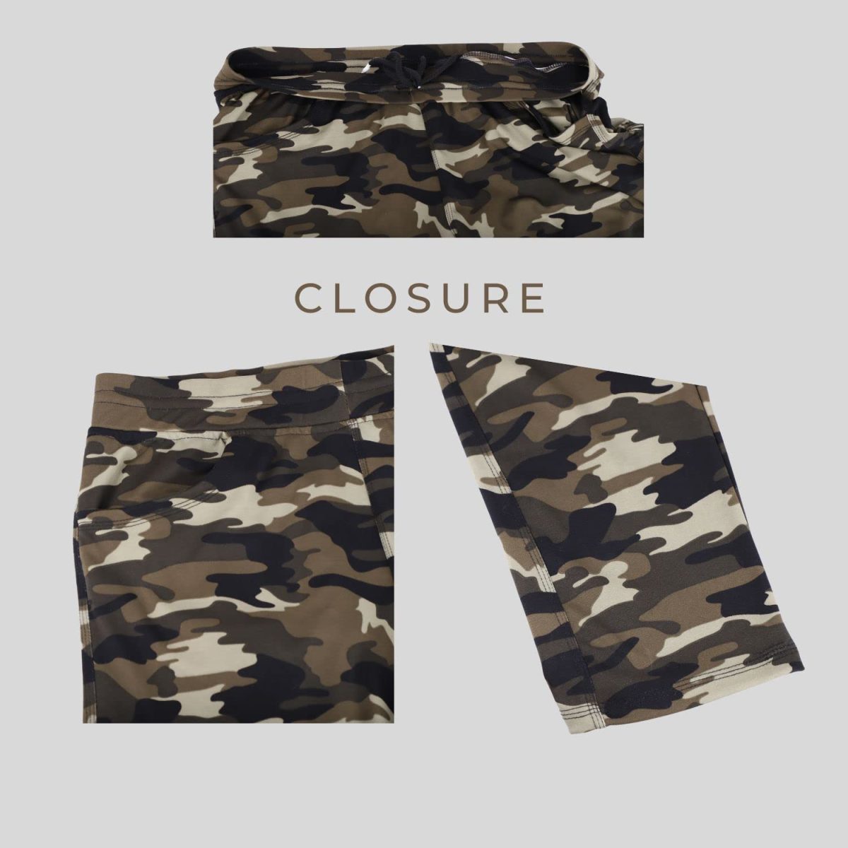 SPENCA Camouflage Dry-Fit Military Women Six Pocket Gym Trackpant,Joggers,Sports Pant | Green - Image 7