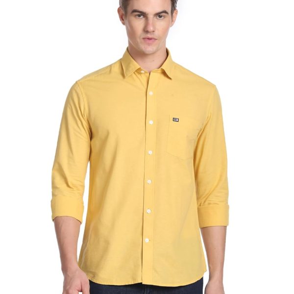Arrow Men's 100% Cotton Slim Fit Shirt