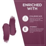 RENEE Stunner Matte Lipstick - Your Highness 4gm - Intense Color Pay Off, Full Coverage Long Lasting Weightless Velvety Formula with One Swipe Application - Enriched with Vitamin E & Hyaluronic Acid - Image 3