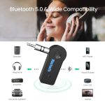 Sounce Bluetooth Receiver/Hands-Free Car Kit, Portable 3.5mm Bluetooth Aux Adapter Wireless Music Streaming for Home, Car Audio System, Headphone, Speaker (Bluetooth 4.2, A2DP, 40 FT Range) - Image 7