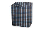 Stylista Washing Machine Cover Compatible for LG 11 kg semi Automatic Top Loading P1145SRAZ Checks Grey - Image 5