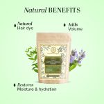 Khadi Natural Herbal Henna Organic Powder – Green | Heena Hair Colour | Conditions and Strengthens Hair | Free from Harsh Chemicals | Suitable for All Hair Types | 100g - Image 3