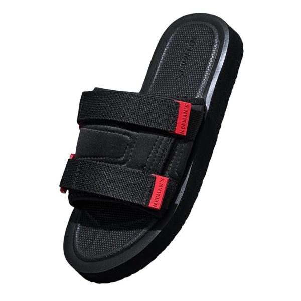 Neeman's Breezy Fluff Sandals for Men | Durable nylon upper with Cushioned EVA upper | Comfortable, Flexible & Lightweight