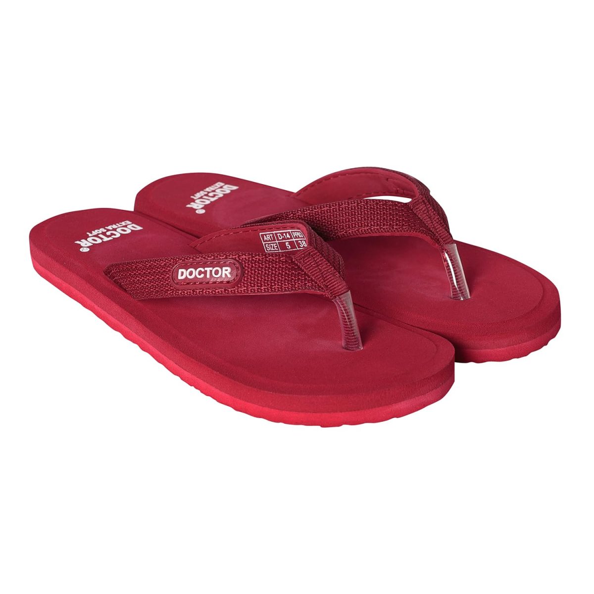 DOCTOR EXTRA SOFT Doctor Slippers for Women Orthopedic Diabetic Pregnancy Non-Slip Lightweight Cushion Comfortable Flat Mcr Casual Stylish DR Chappals and House Flip flops For Ladies & Girl’s D-13 - Image 4