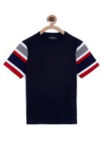 L'Adore Boy's Black Plain Polo Short Sleeve T-Shirt