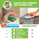 Scotch-Brite Fiber Bathroom Scrubber and Jet Tough Brush (Multicolor, Pack of 2) - Image 5
