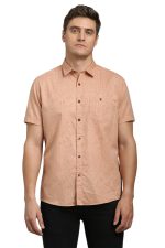 Louis Philippe Men's Cotton Solid Slim Fit Shirt