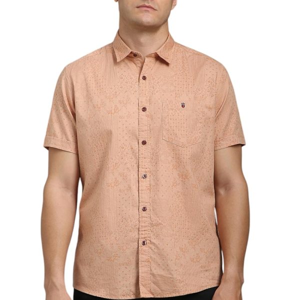 Louis Philippe Men's Cotton Solid Slim Fit Shirt