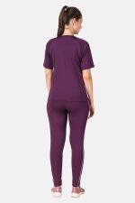 Benzos Women's Body Fitted Gym Running Sports Track Suit | Regular Casual Fit | Track Suit for Girls & Women | Fabric - Polyester Blend | Pattern - Solid - Image 4