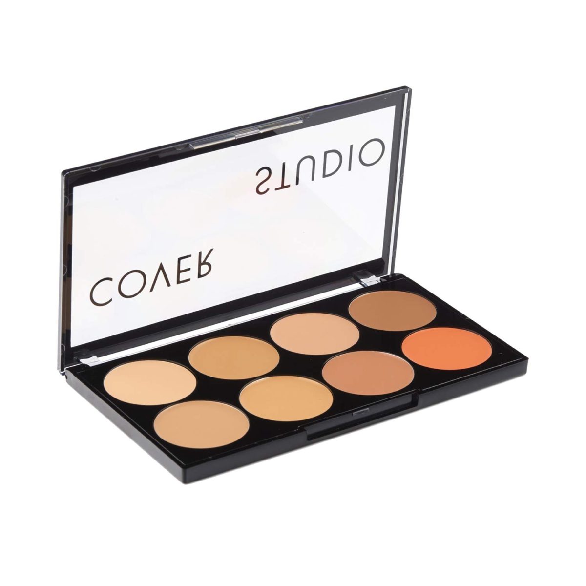 SWISS BEAUTY Light Coverage Cover Studio Ultra Base Compact Cream For All Skin Types Concealer Palette, 16G Matte Finish, Pack Of 1 - Image 2