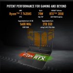 ASUS TUF Gaming A15, AMD Ryzen 7 7435HS, 15.6" FHD 16:9 144Hz 250 nits, Gaming Laptop (16GB RAM/512GB SSD/NVIDIA GeForce RTX 2050/Win 11 Home/48WHr Battery/Graphite Black/2.30Kg), FA566NFR-HN045WS - Image 2