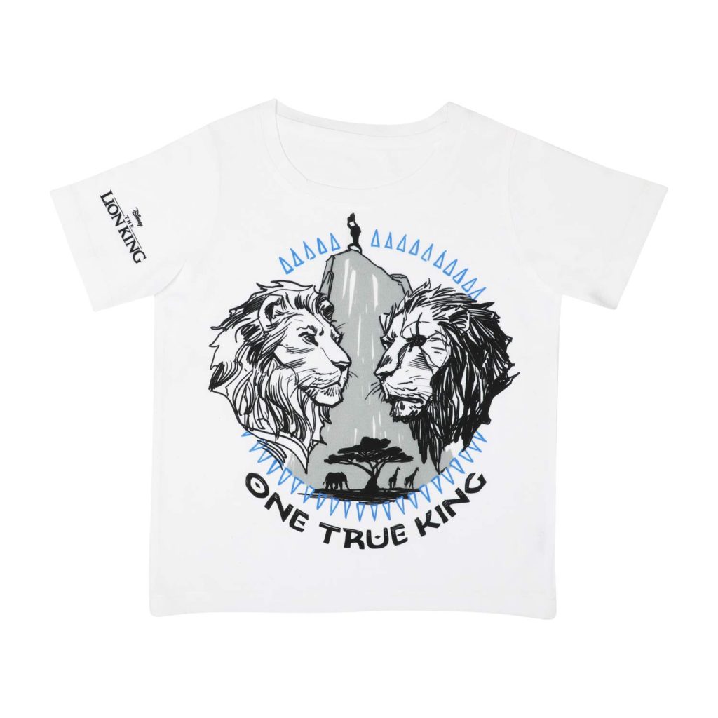 Lion King by Wear Your Mind Boy's Solid Regular Fit T-Shirt