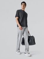 XYXX Haze Solid Acid Wash Cotton Tshirt for Men | Relaxed Fit Round Neck Tshirt - Image 6