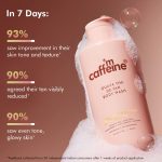 mCaffeine 1% Glycolic Acid Detan Body Wash, 300ml | 5% Niacinamide-Kojic Acid | Brightens, Reduces Dark Spots & Uneven Tone & Smoothens Skin | Tangy Guava Shower Gel for Men & Women | All skin types - Image 8