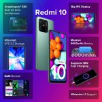 Redmi 10 (Caribbean Green, 6GB RAM, 128GB Storage) - Image 2
