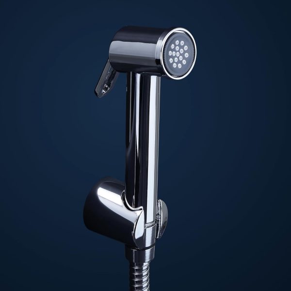 Hindware Italian Collection Health Faucet for Bathroom | Made of ABS | Comes with 1.2-Meter Stainless Steel Tube | Element | 1-Year Manufacturer Warranty