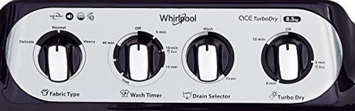 Whirlpool 8.5 Kg 5 Star Semi-Automatic Top Loading Washing Machine (ACE 8.5 TURBO DRY, Purple Dazzle) - Image 4