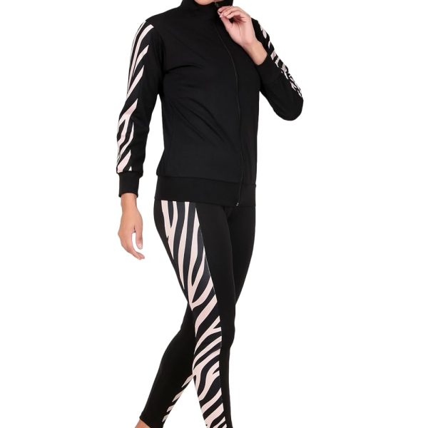 Benzos Women's Body Fitted Gym Running Sports Track Suit | Regular Casual Fit | Track Suit for Girls & Women | Fabric - Polyester