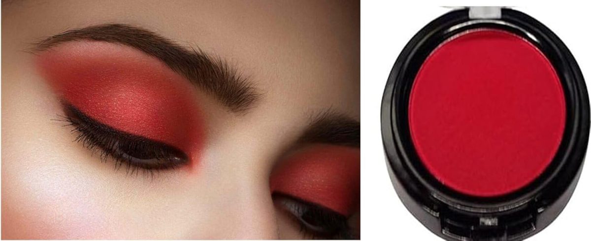 Beautiful Line Professional Eyeshadow 3D Waterproof 8g (21- Red) Matte Finish - Image 2