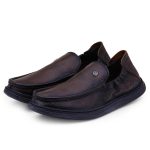 DOCTOR EXTRA SOFT Classic Genuine Leather Formal Shoes for Men with Memory Foam Cushion| Ultra Lightweight & Comfortable|Stylish & Flexible|Parties,Occasions,Office,Wedding,Casual|Black Slip On D-805 - Image 5