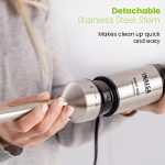 INALSA Hand Blender 1500 W|Silent DC Copper Motor|European Stepless Variable Speed Design| X.Large 1L Chopper|Unique Potato Masher| Detachable| Stainless Steel-Robot INOX 1500 StepUp - Image 6